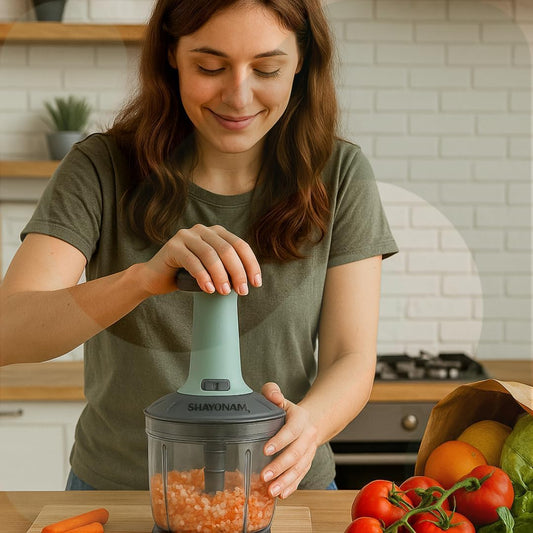 Manual Hand Press Chopper Vegetables & Fruits